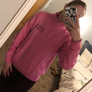 VS PINK quarter zip